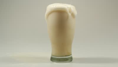 foamy beer